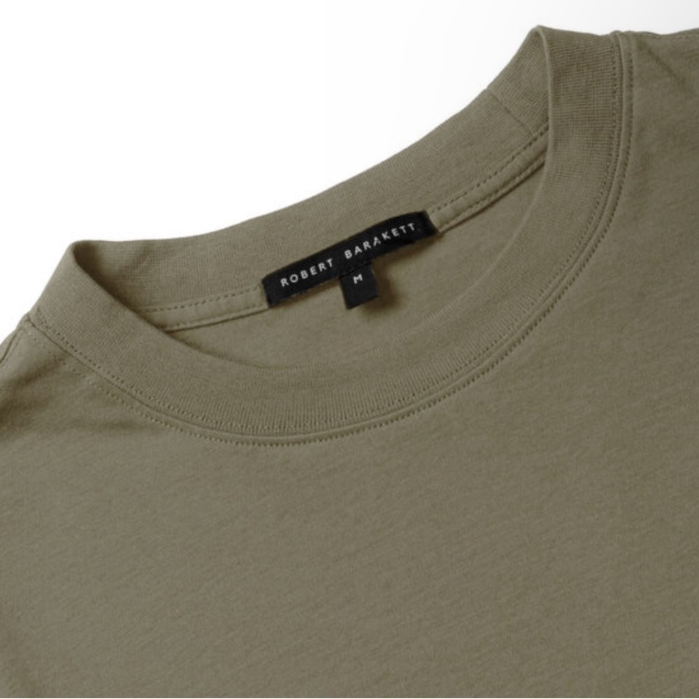 Robert Barakett The barakett long sleeve tee Men's Dusty Olive Crew Neck Sz XXL - Picture 4 of 9